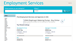 Desktop Screenshot of employmentservicesdir.com